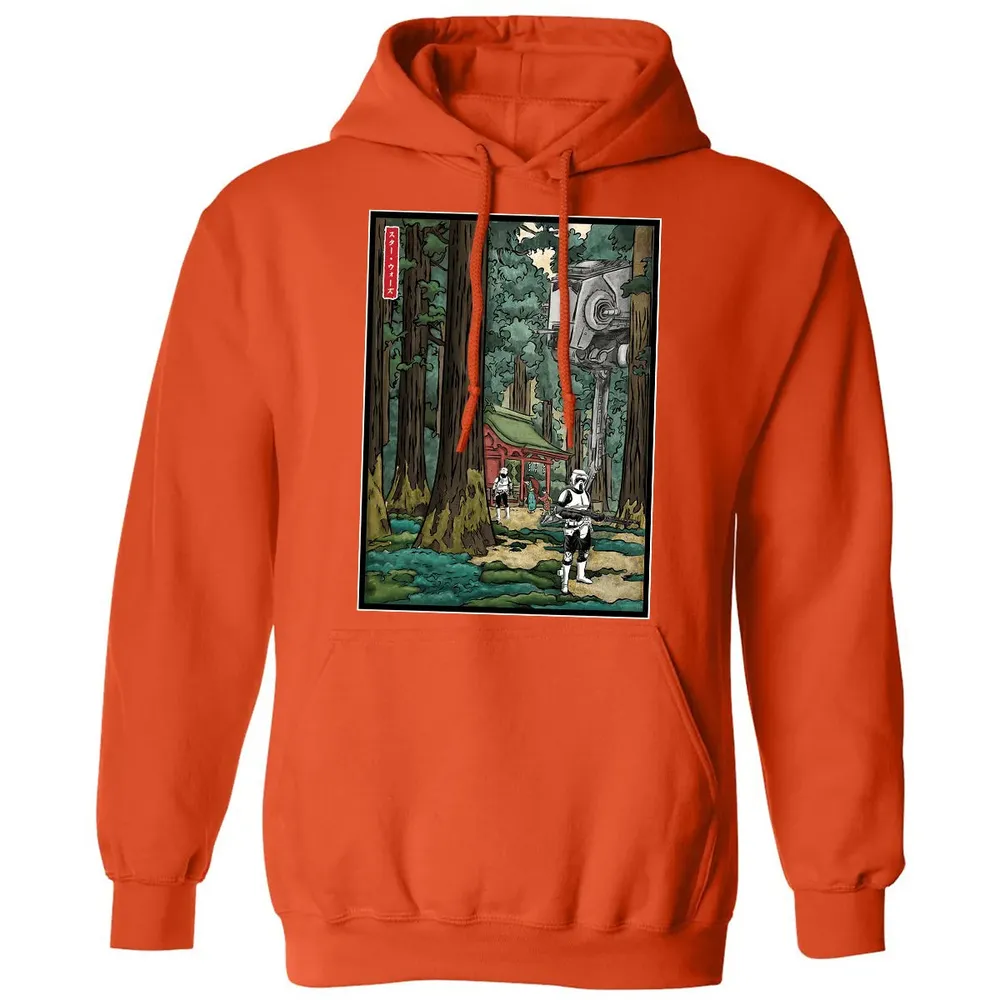 Galactic Empire in japanese forest Classic Unisex Hoodie - 10