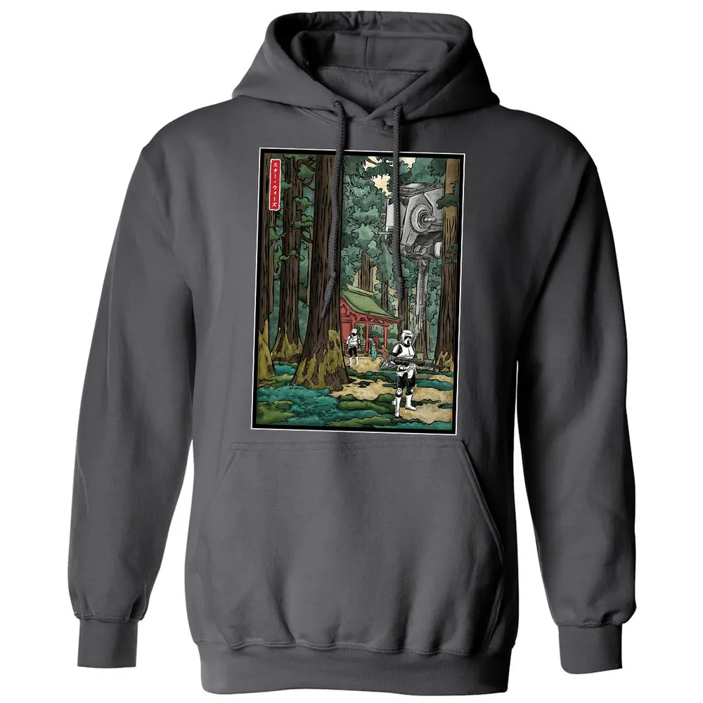 Galactic Empire in japanese forest Classic Unisex Hoodie - 7