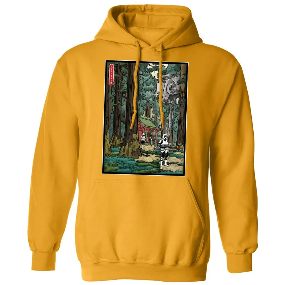 Galactic Empire in japanese forest Classic Unisex Hoodie - 12