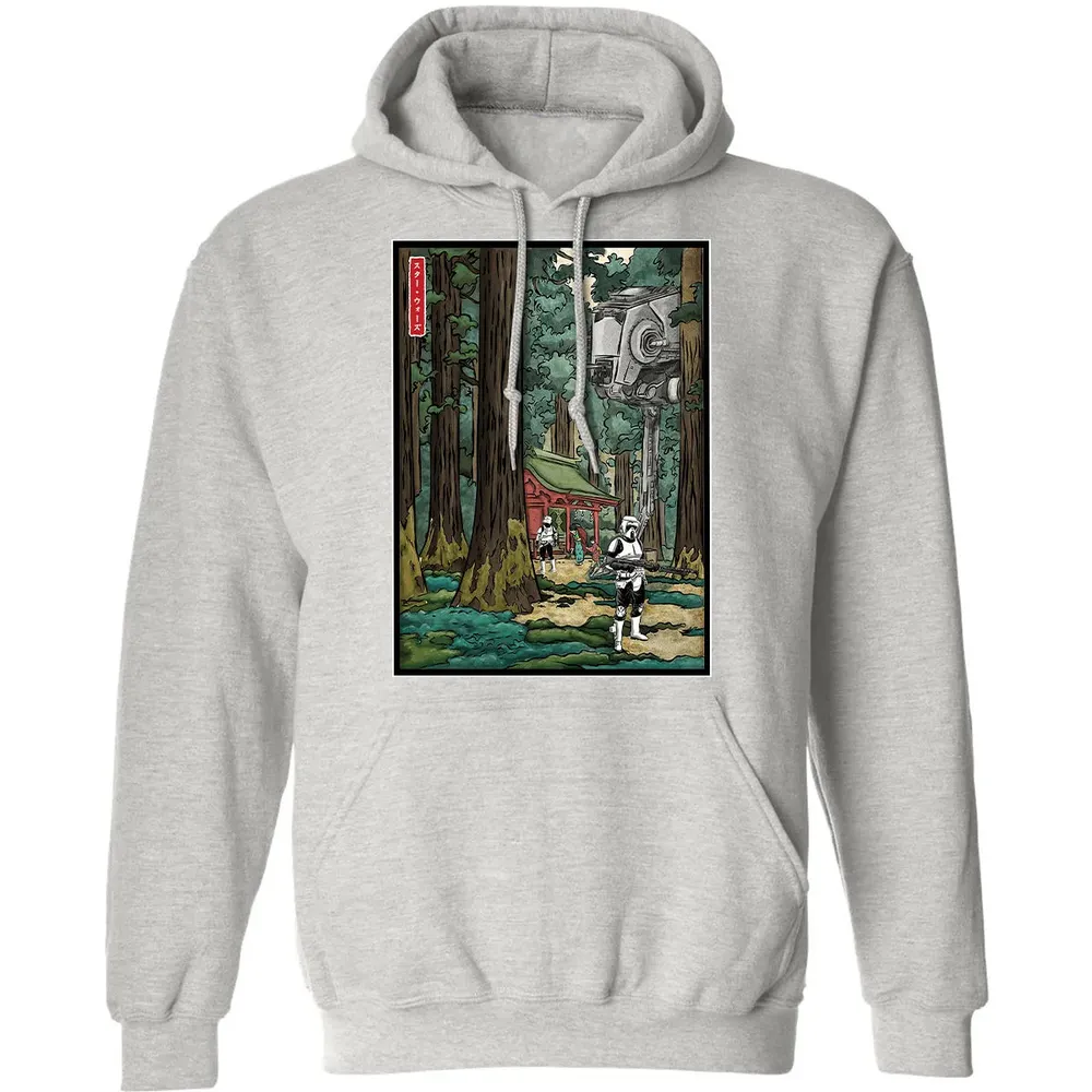 Galactic Empire in japanese forest Classic Unisex Hoodie - 8