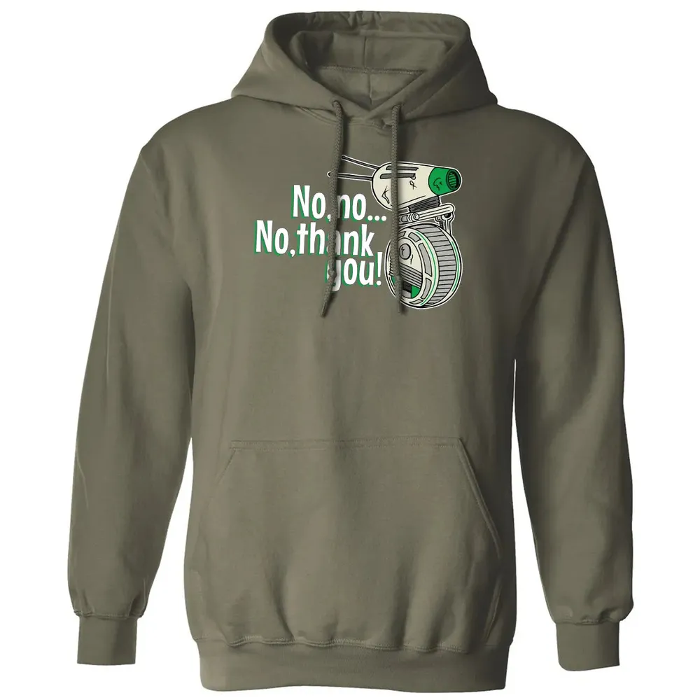 No Thank You Classic Unisex Hoodie - 4