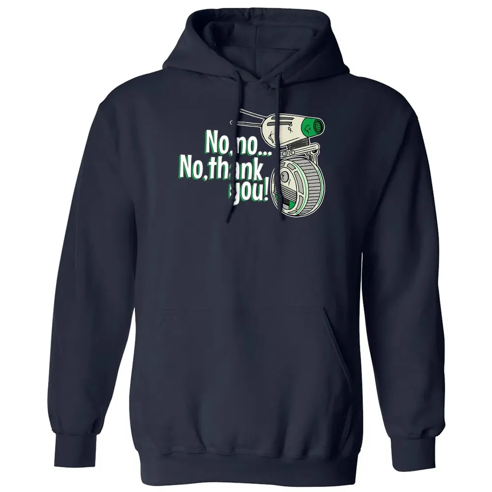 No Thank You Classic Unisex Hoodie - 2