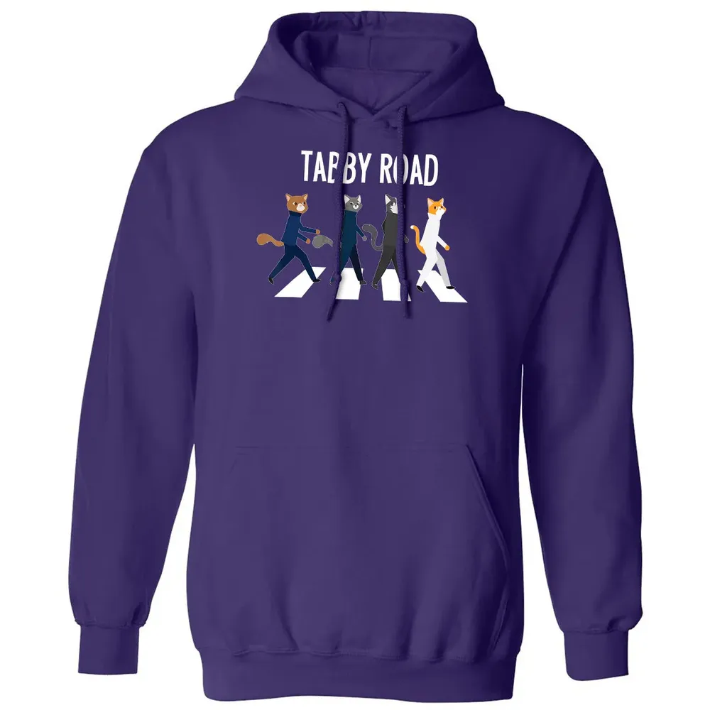 Tabby Road Cats  Cat Lover Classic Unisex Hoodie - 6