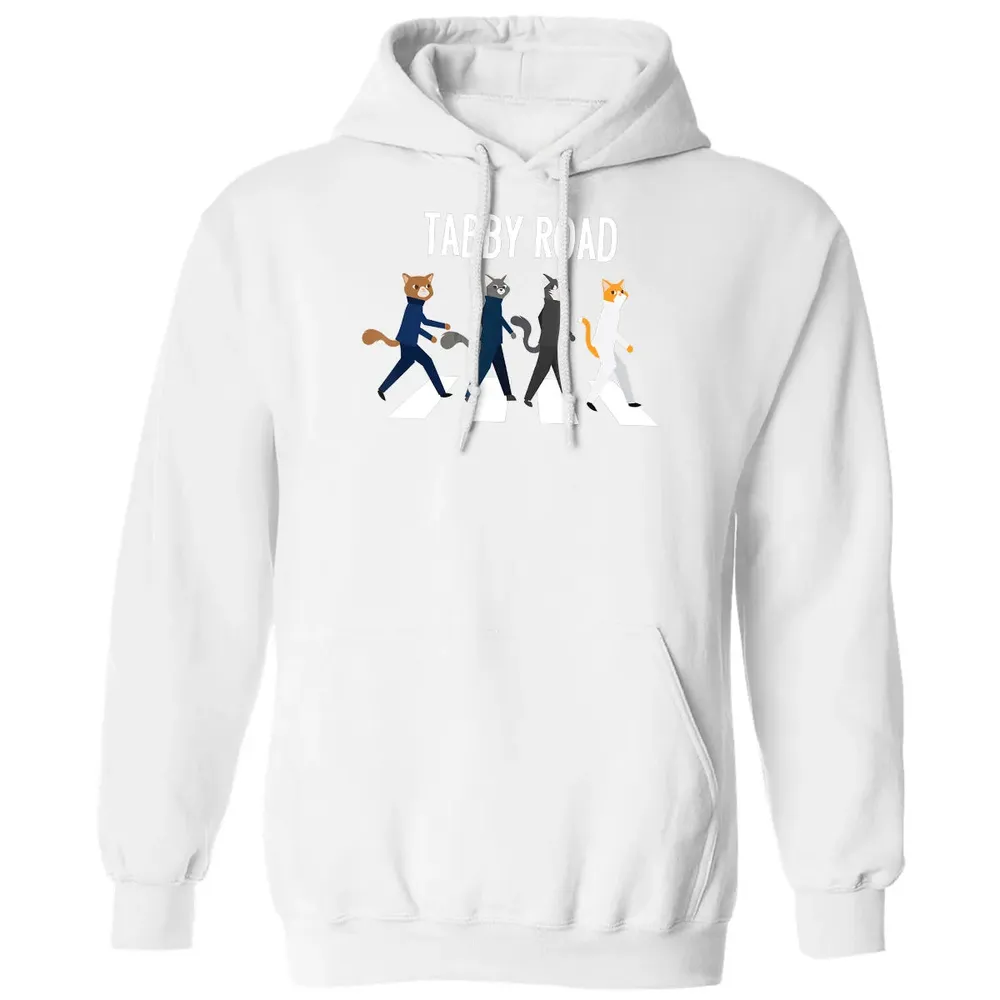 Tabby Road Cats  Cat Lover Classic Unisex Hoodie - 11