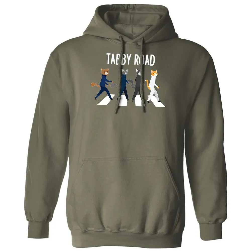 Tabby Road Cats  Cat Lover Classic Unisex Hoodie - 4
