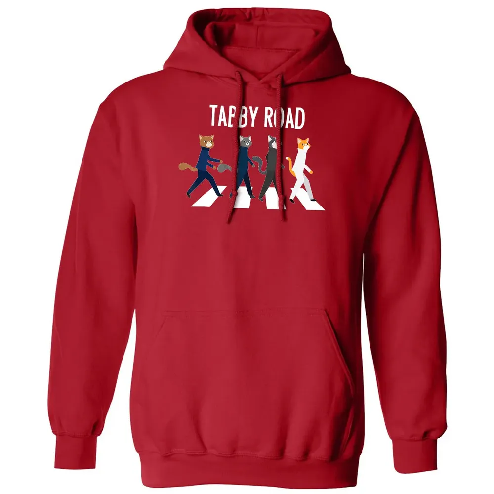 Tabby Road Cats  Cat Lover Classic Unisex Hoodie - 5