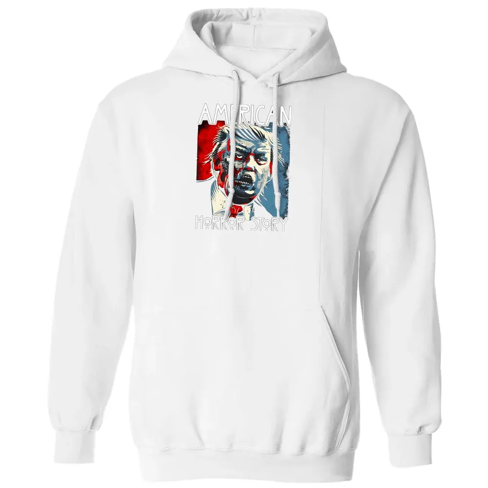 Funny Halloween Anti Trump Horror Story Americas Hated Dude Classic Unisex Hoodie - 11