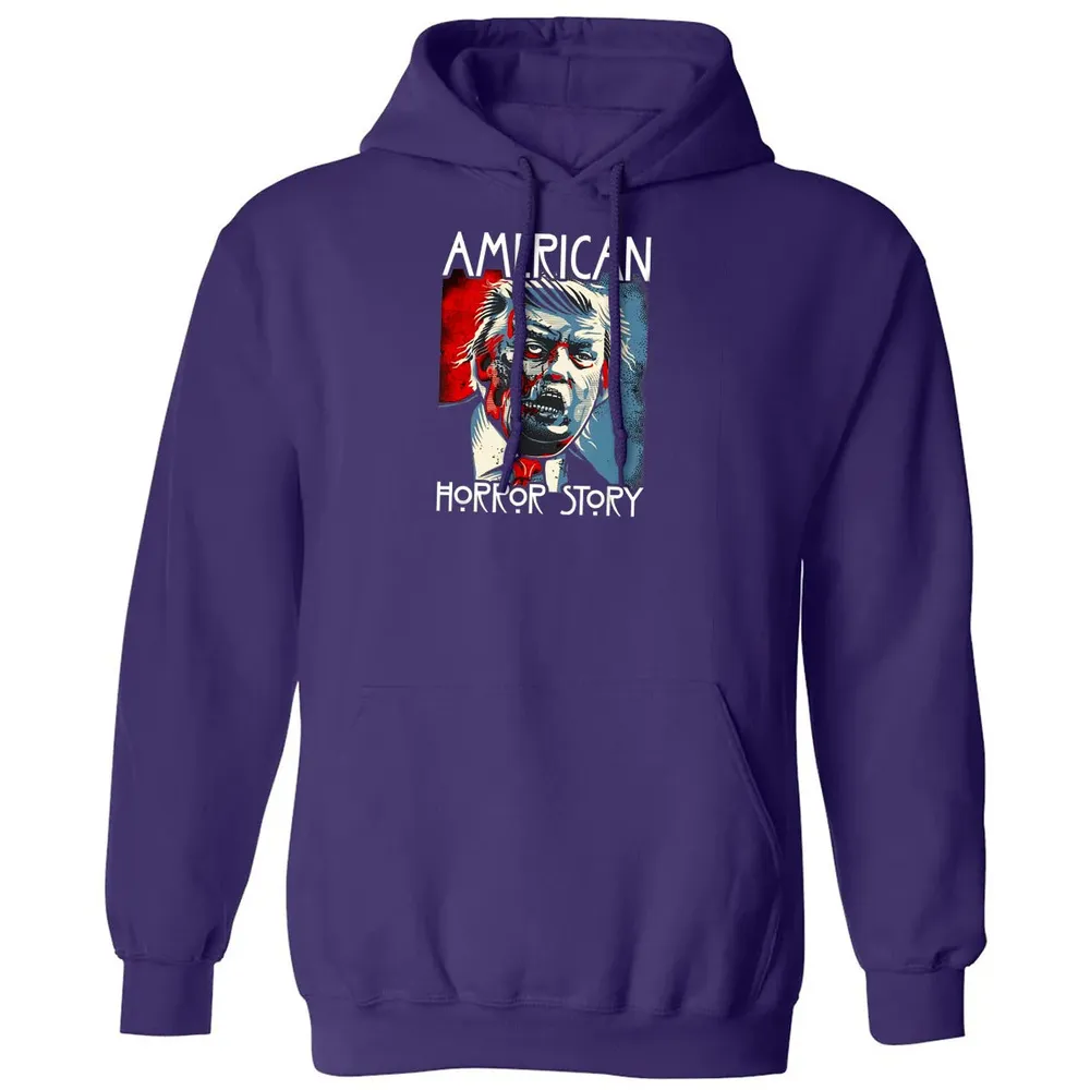 Funny Halloween Anti Trump Horror Story Americas Hated Dude Classic Unisex Hoodie - 6