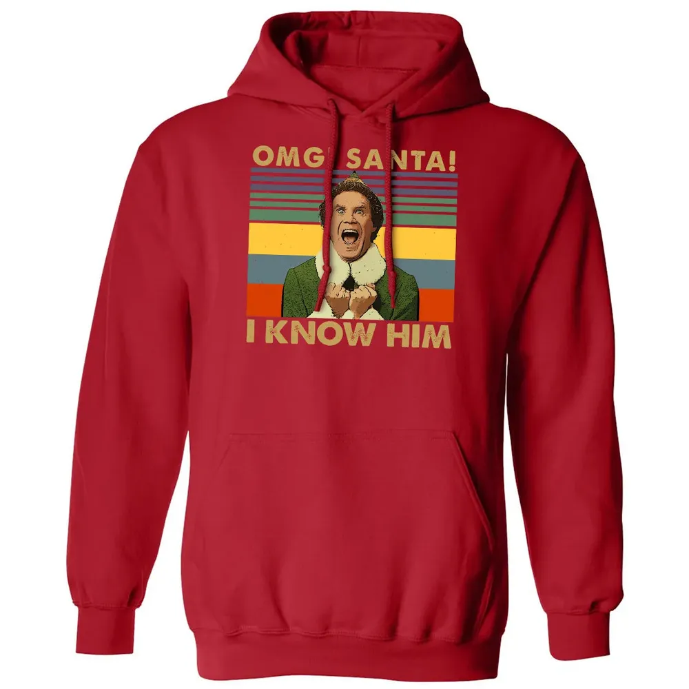 OMG Santa I Know Him Classic Unisex Hoodie - 5