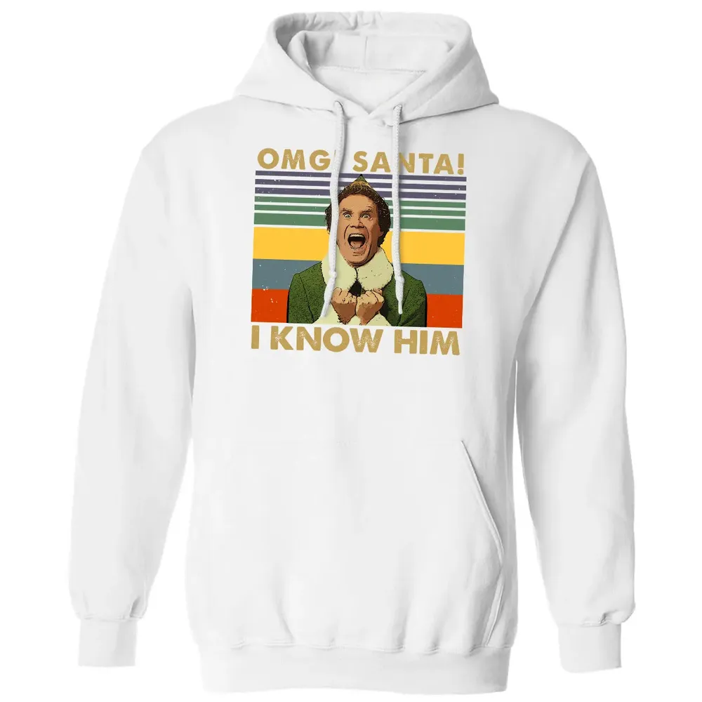 OMG Santa I Know Him Classic Unisex Hoodie - 11