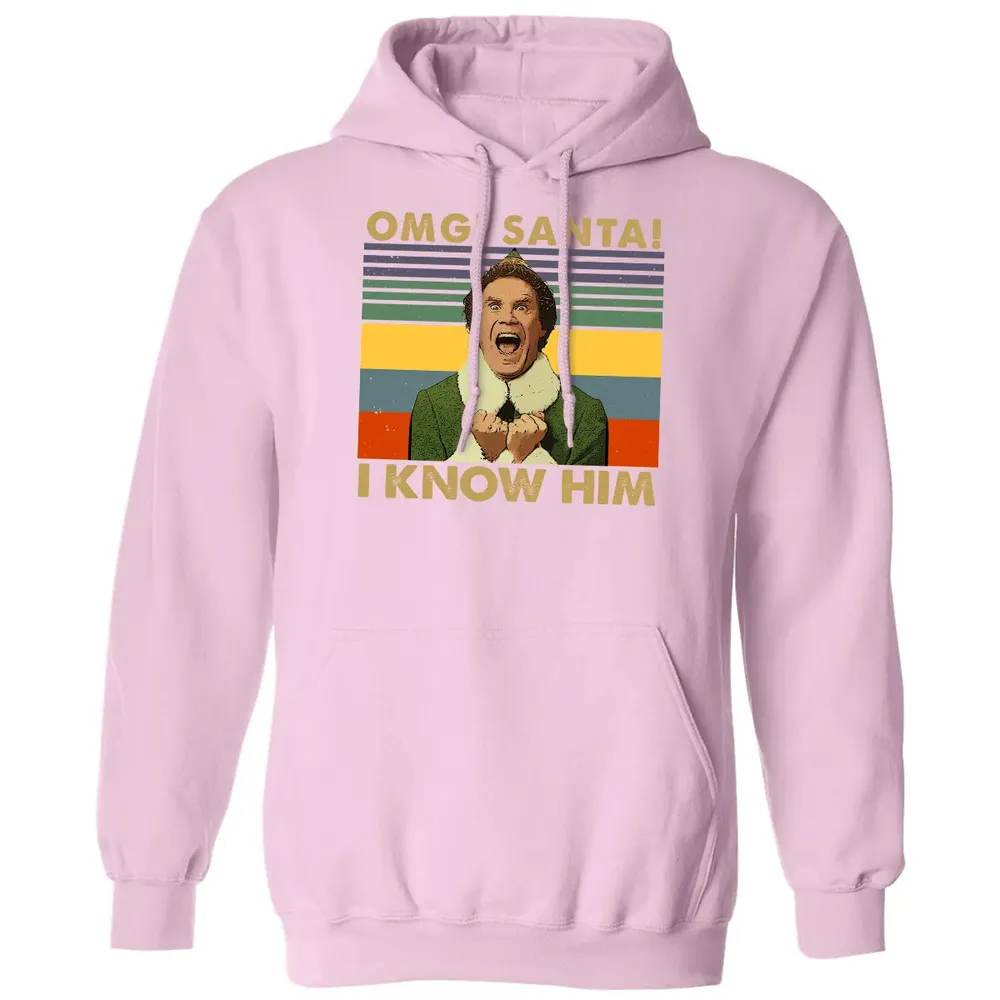 OMG Santa I Know Him Classic Unisex Hoodie - 3