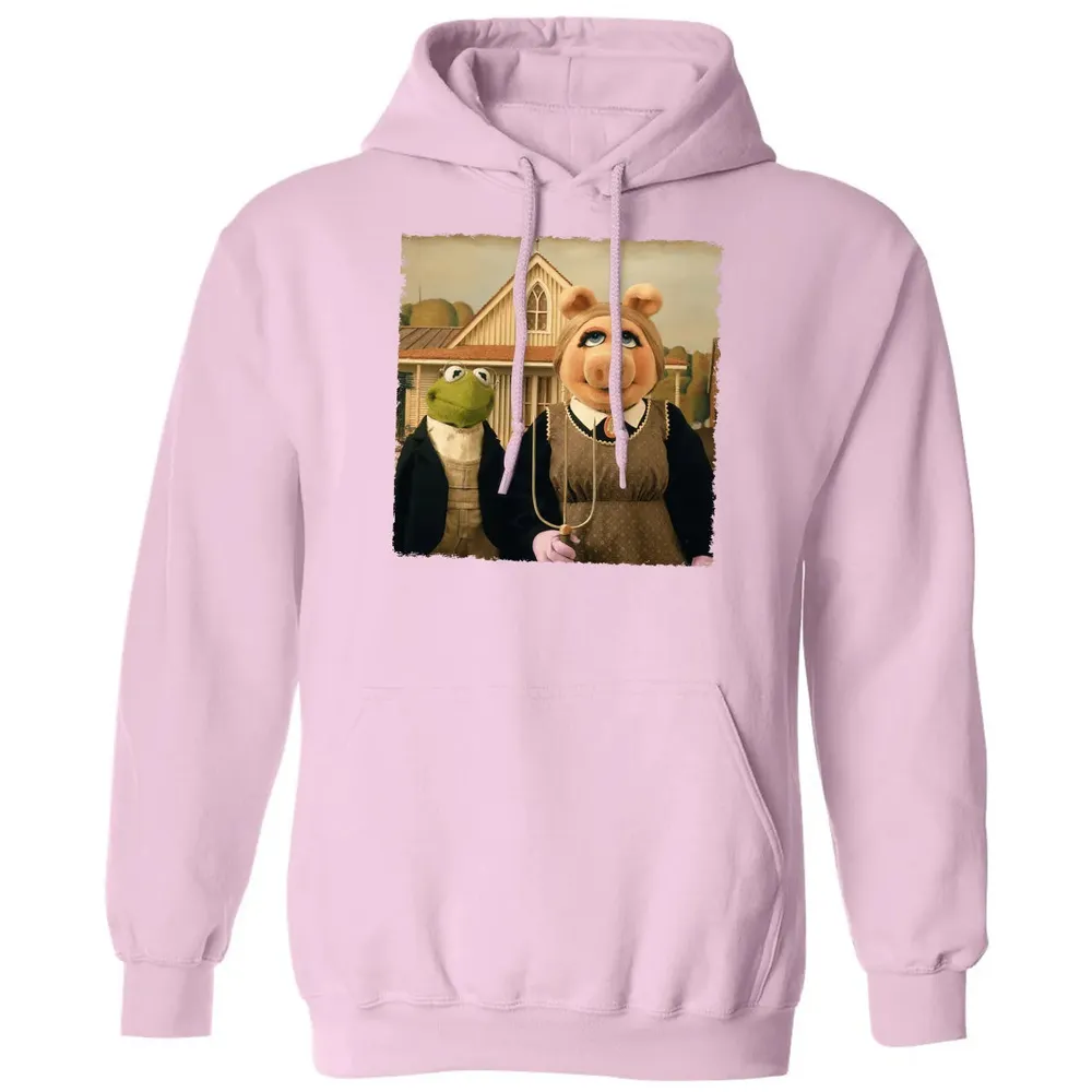 Ms Piggy's American Gothic Classic Unisex Hoodie - 3