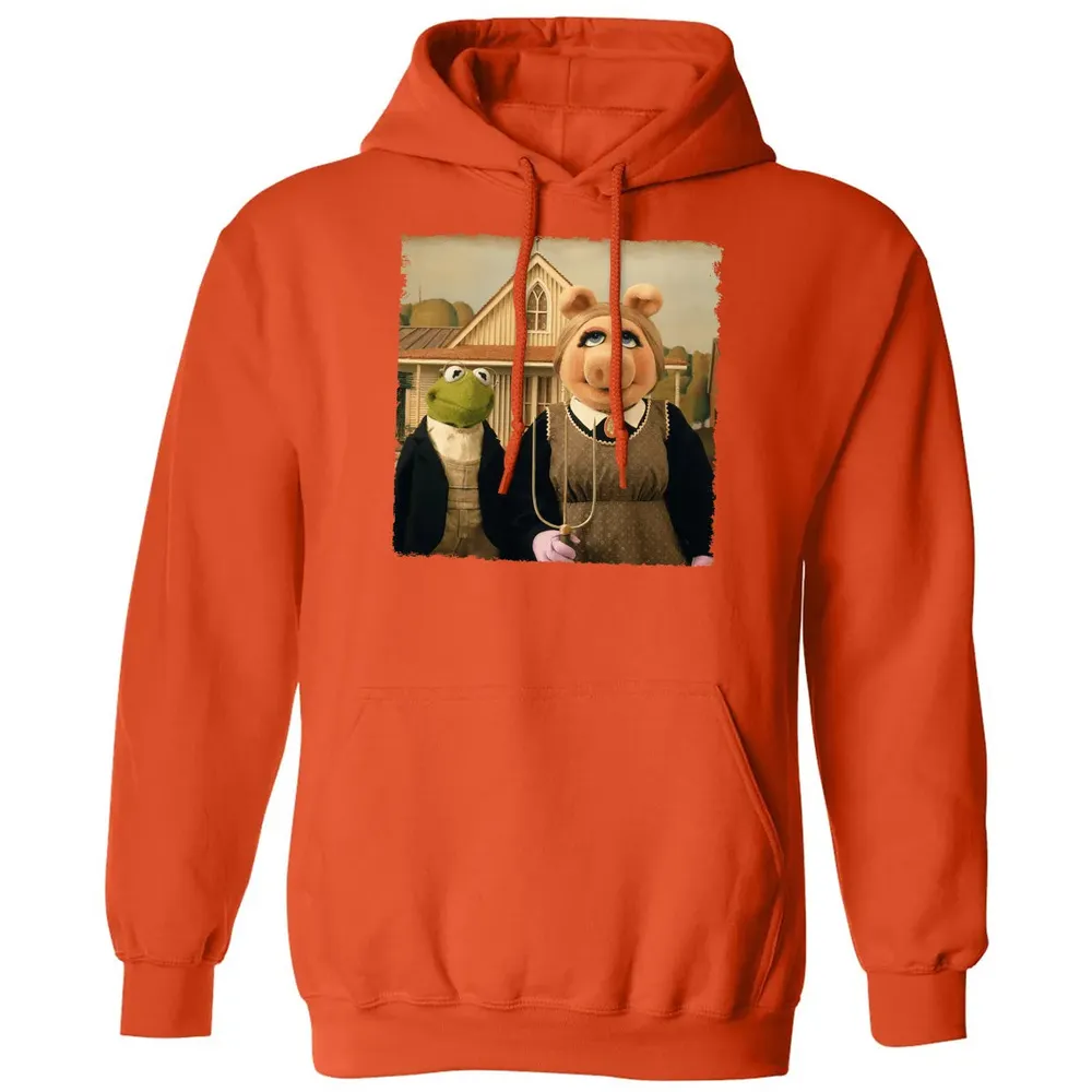 Ms Piggy's American Gothic Classic Unisex Hoodie - 10