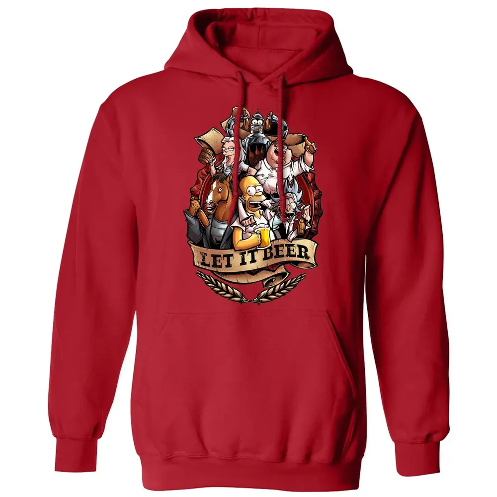 Let It Beer Classic Unisex Hoodie - 5