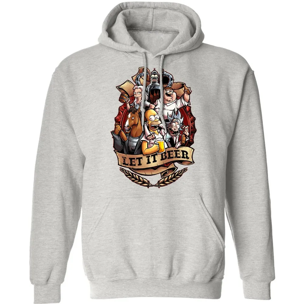 Let It Beer Classic Unisex Hoodie - 8