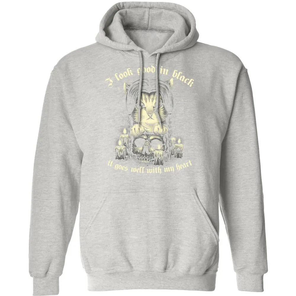 I Look good in black Classic Unisex Hoodie - 8