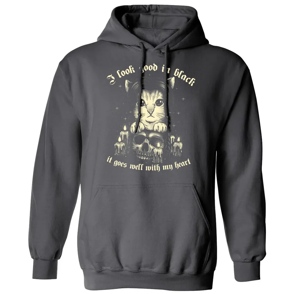 I Look good in black Classic Unisex Hoodie - 7
