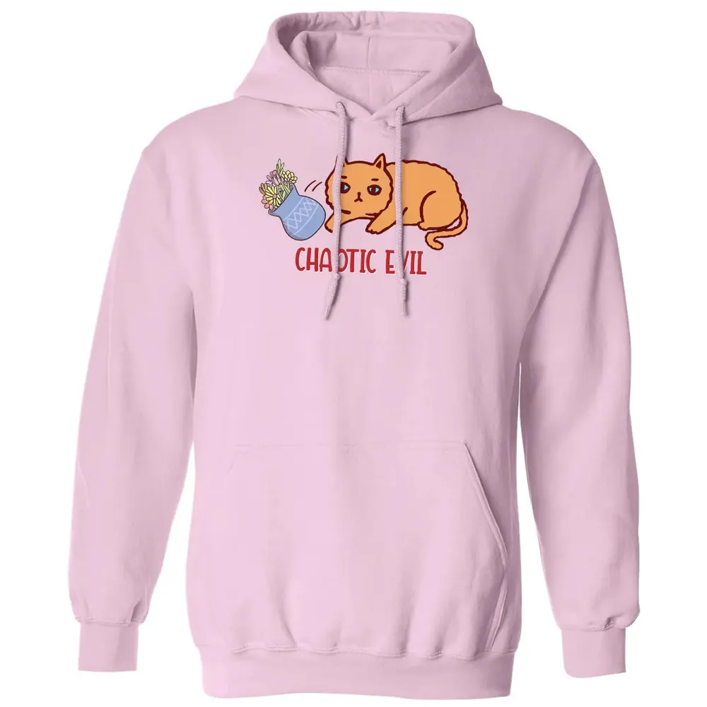 Chaotic Evil Cat Classic Unisex Hoodie - 3