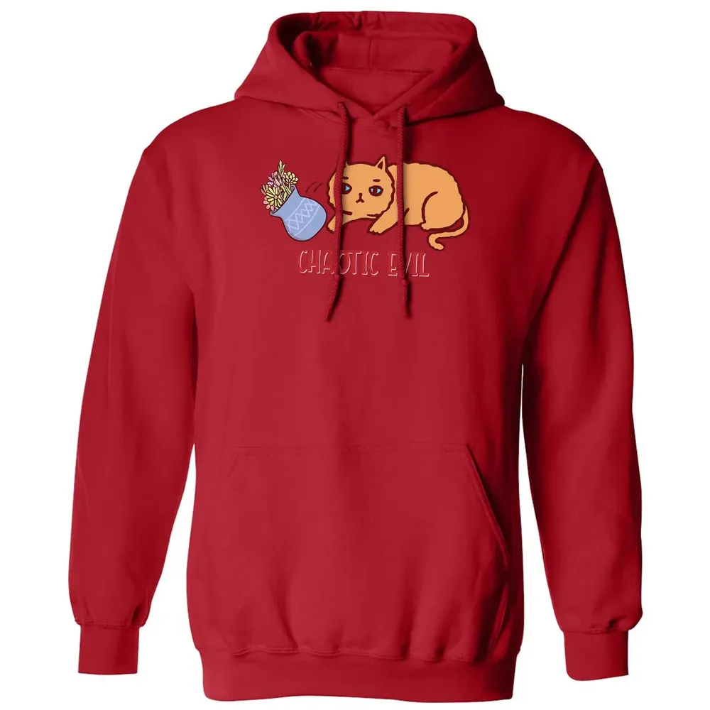 Chaotic Evil Cat Classic Unisex Hoodie - 5