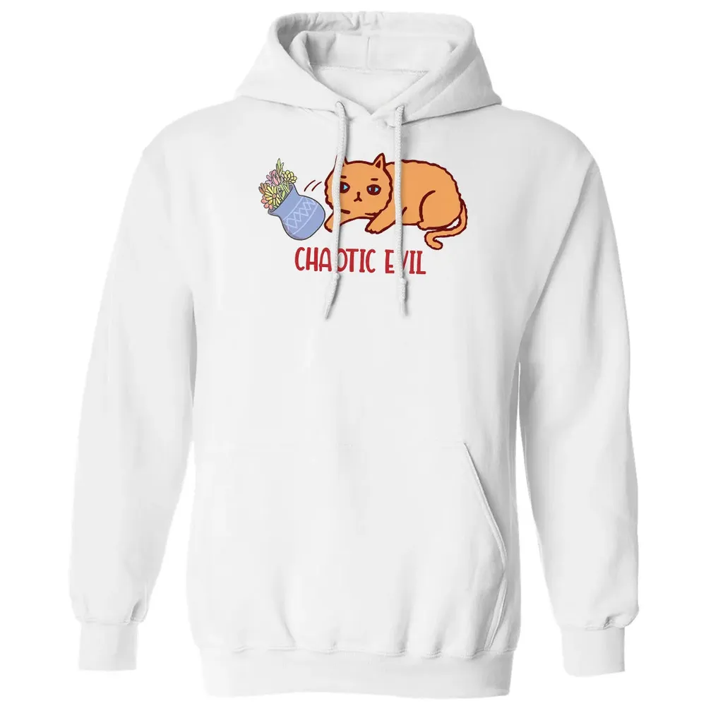 Chaotic Evil Cat Classic Unisex Hoodie - 11