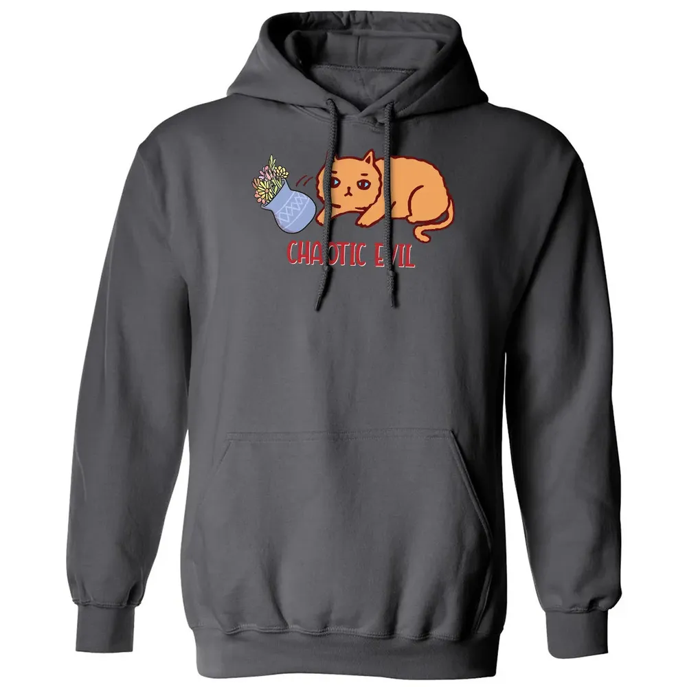 Chaotic Evil Cat Classic Unisex Hoodie - 7