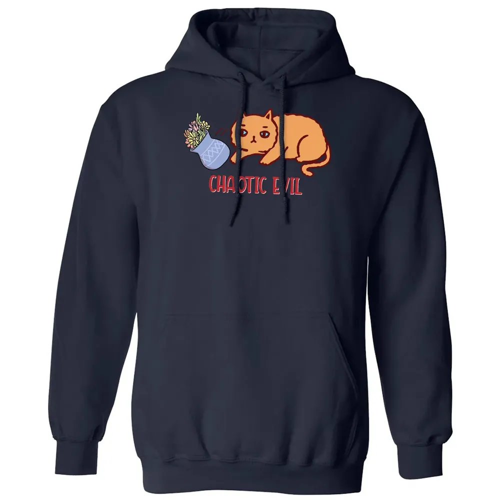 Chaotic Evil Cat Classic Unisex Hoodie - 2