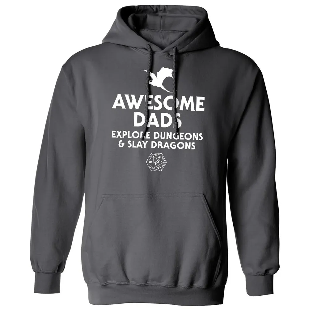 Awesome Dads Slay Dragons Classic Unisex Hoodie - 7