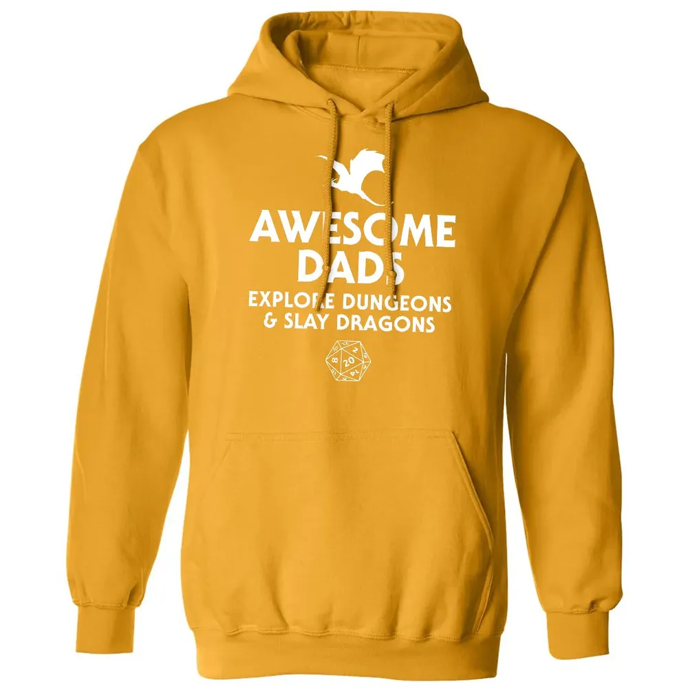 Awesome Dads Slay Dragons Classic Unisex Hoodie - 12
