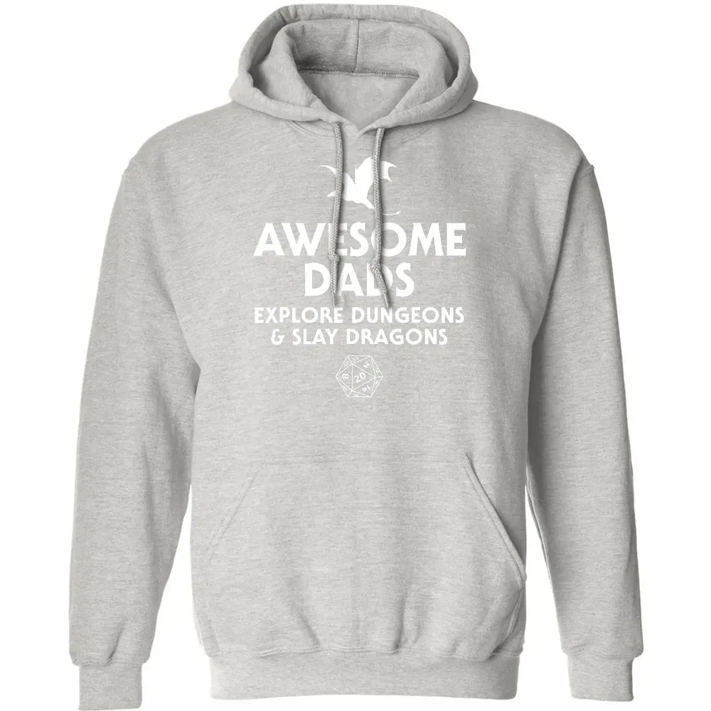 Awesome Dads Slay Dragons Classic Unisex Hoodie - 8