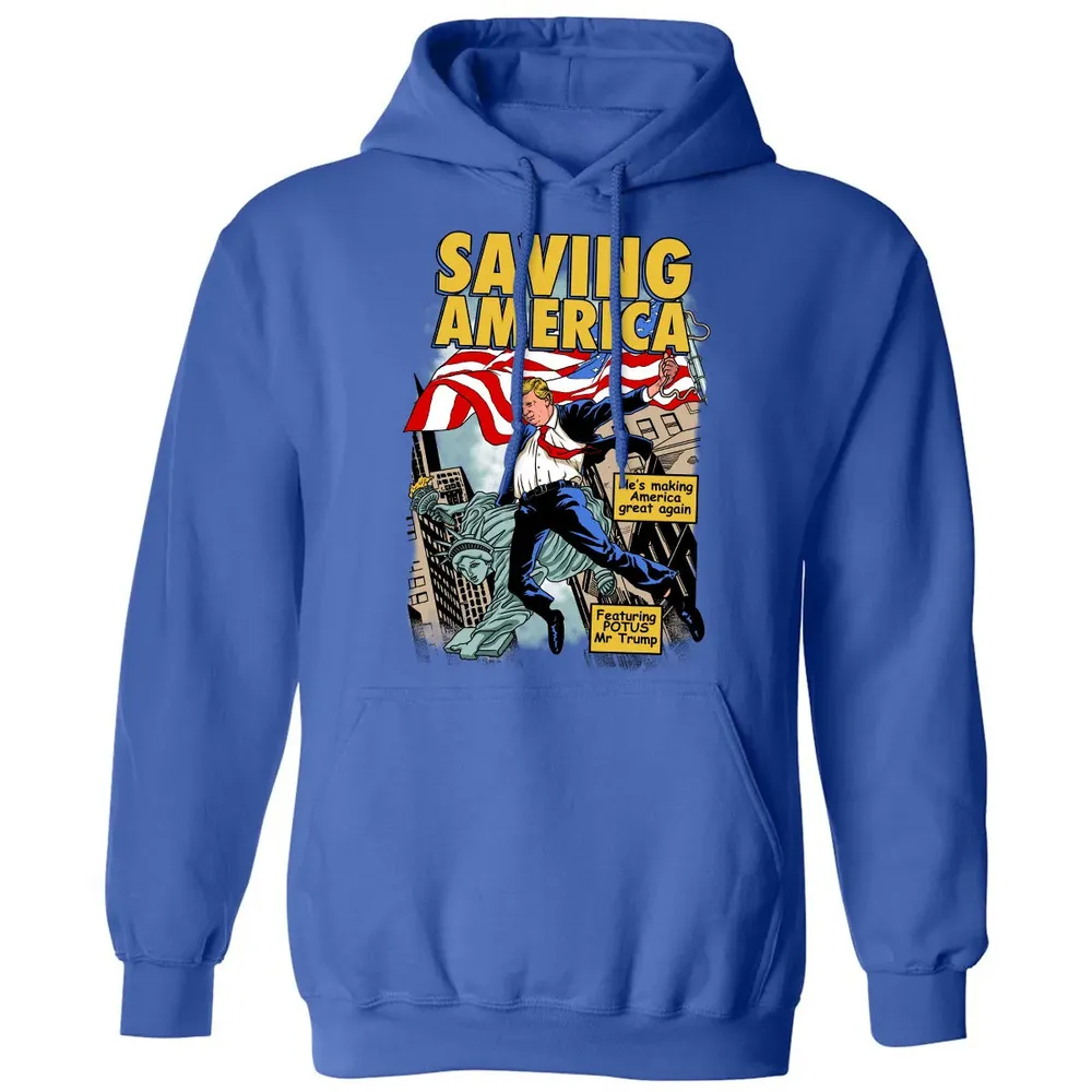 Saving America Classic Unisex Hoodie - 9