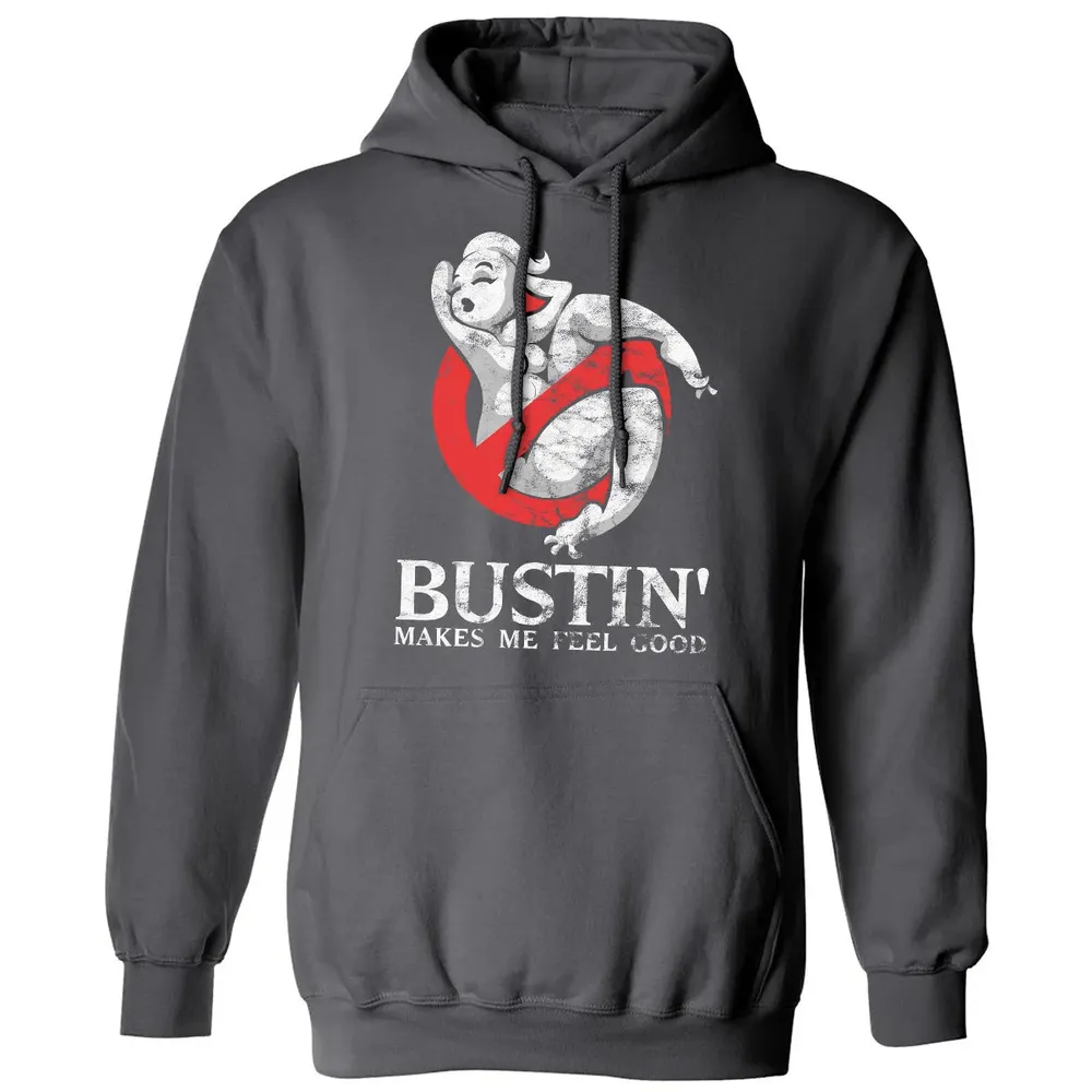 Busting Makes Me Feel Good Classic Unisex Hoodie - 7
