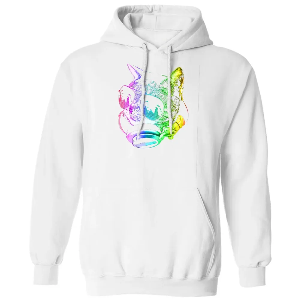 Rainbow Music Cat Classic Unisex Hoodie - 11