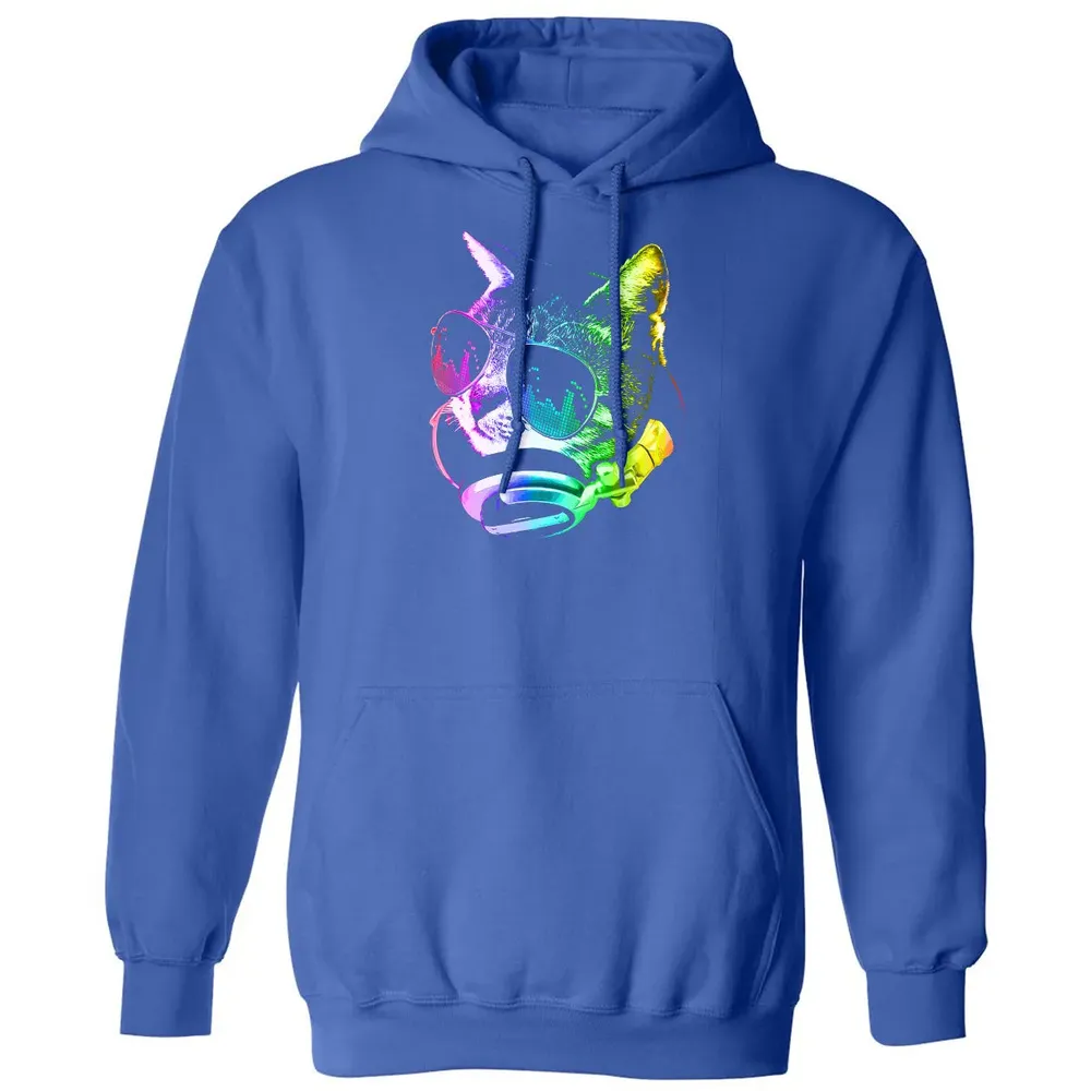 Rainbow Music Cat Classic Unisex Hoodie - 9