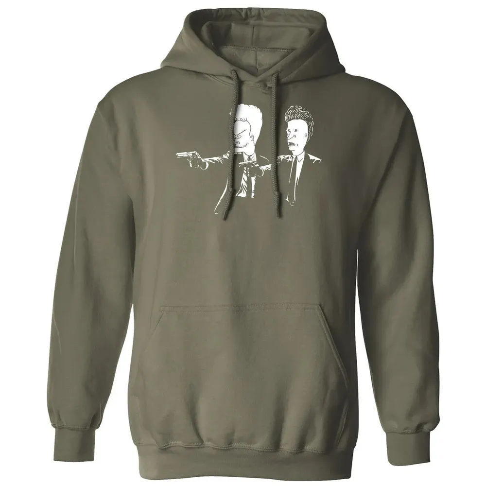 Beavis Butthead Fiction Classic Unisex Hoodie - 4