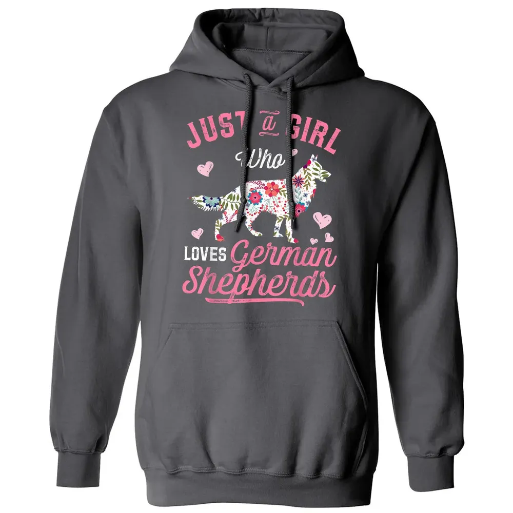 Just a Girl Who Loves German Shepherd Classic Unisex Hoodie - 7