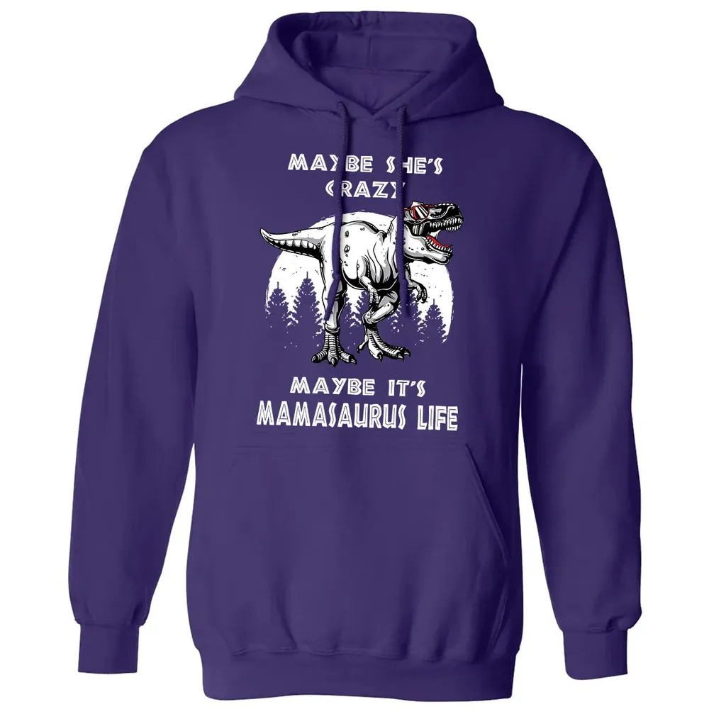 Maybe It's Mamasaurus Life Classic Unisex Hoodie - 6
