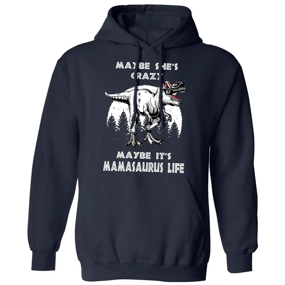 Maybe It's Mamasaurus Life Classic Unisex Hoodie - 2