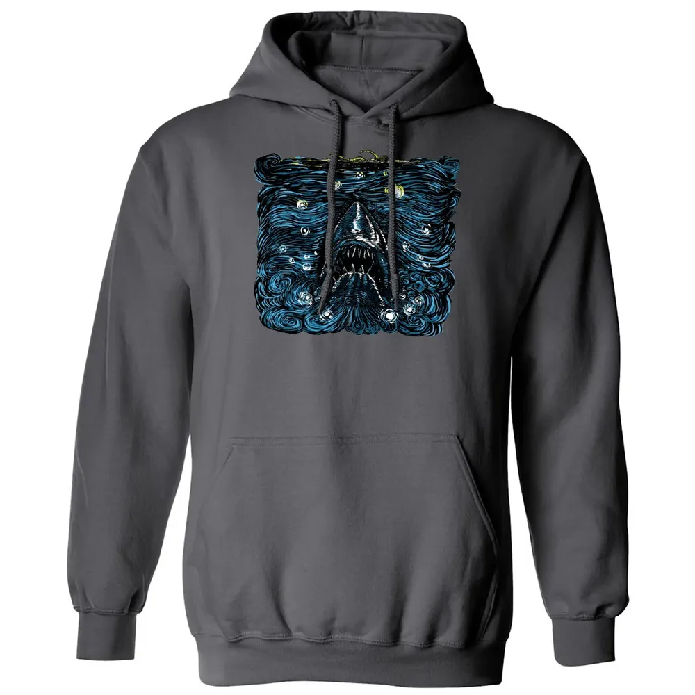 Shark Starry Classic Unisex Hoodie - 7