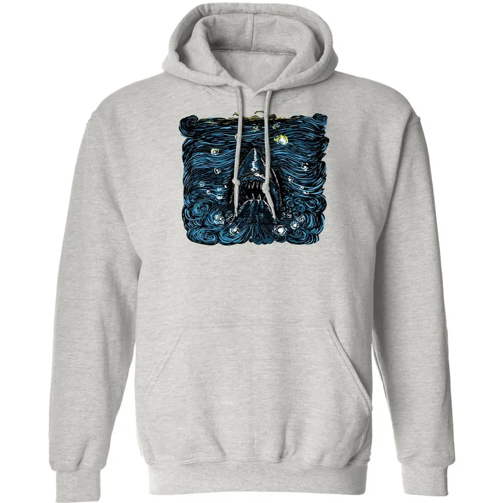 Shark Starry Classic Unisex Hoodie - 8