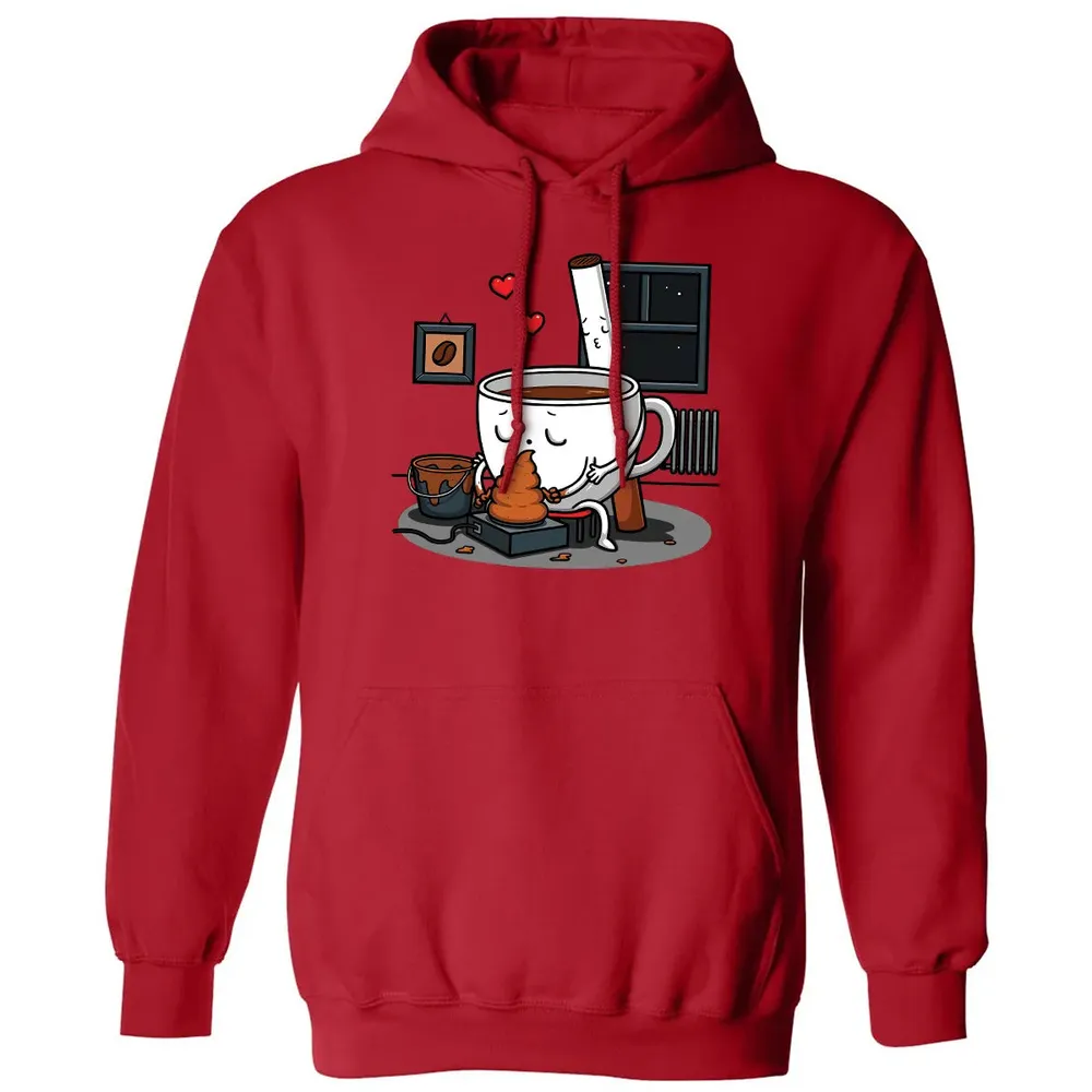 Coffee and Cigarette Classic Unisex Hoodie - 5