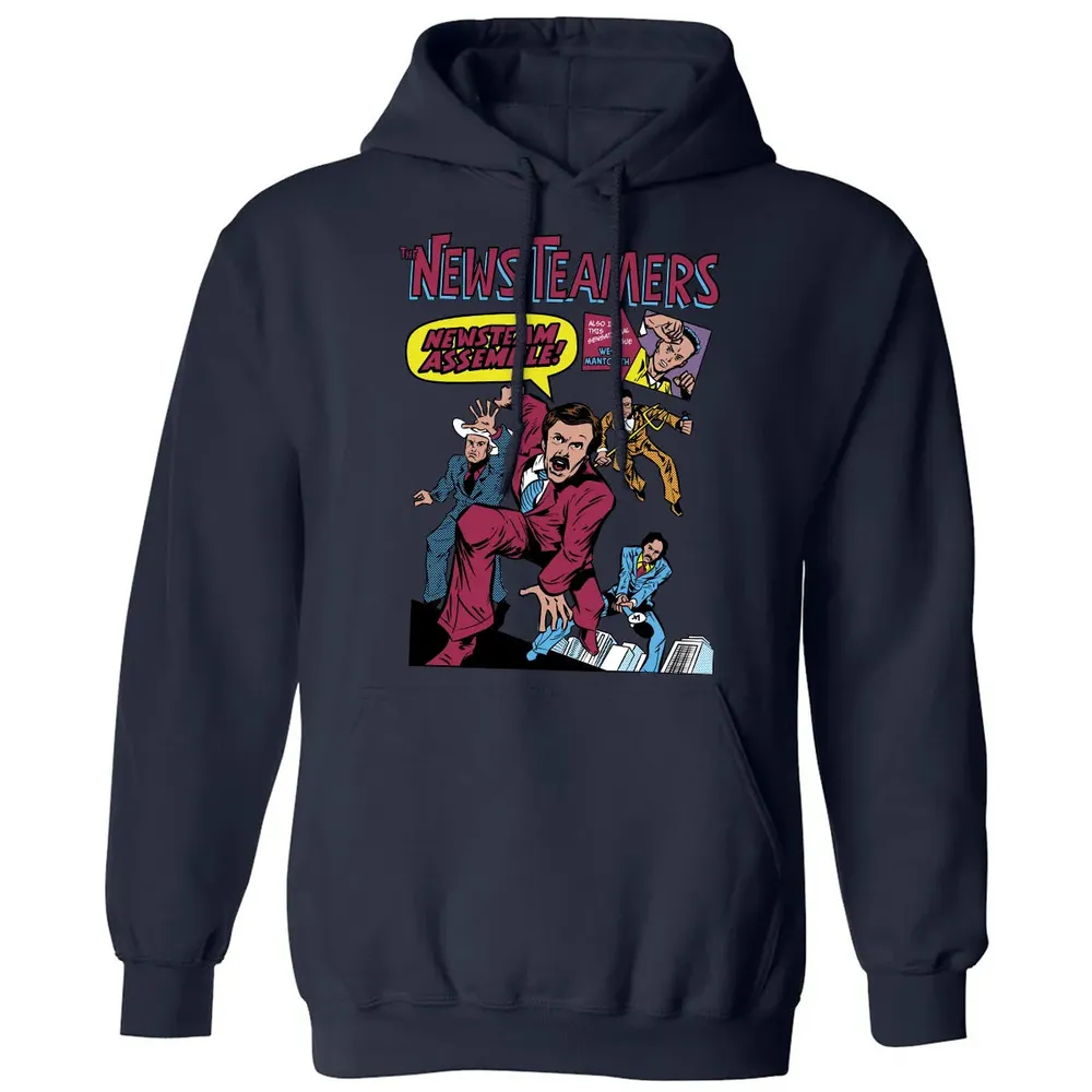 News Team Assemble Classic Unisex Hoodie - 8