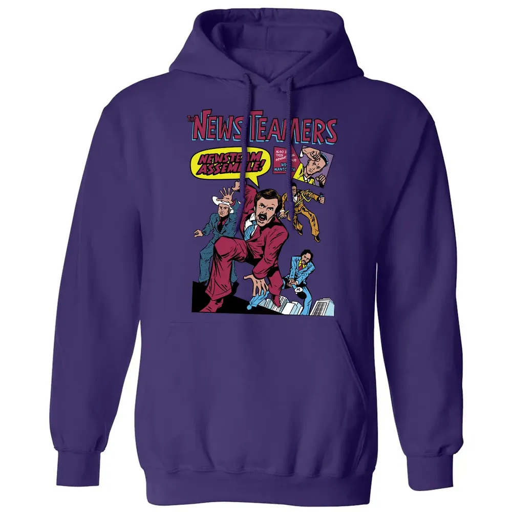 News Team Assemble Classic Unisex Hoodie - 6