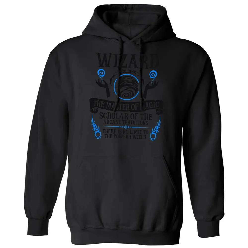 WIZARD, The Master of Magic (Black Text) Classic Unisex Hoodie - 11