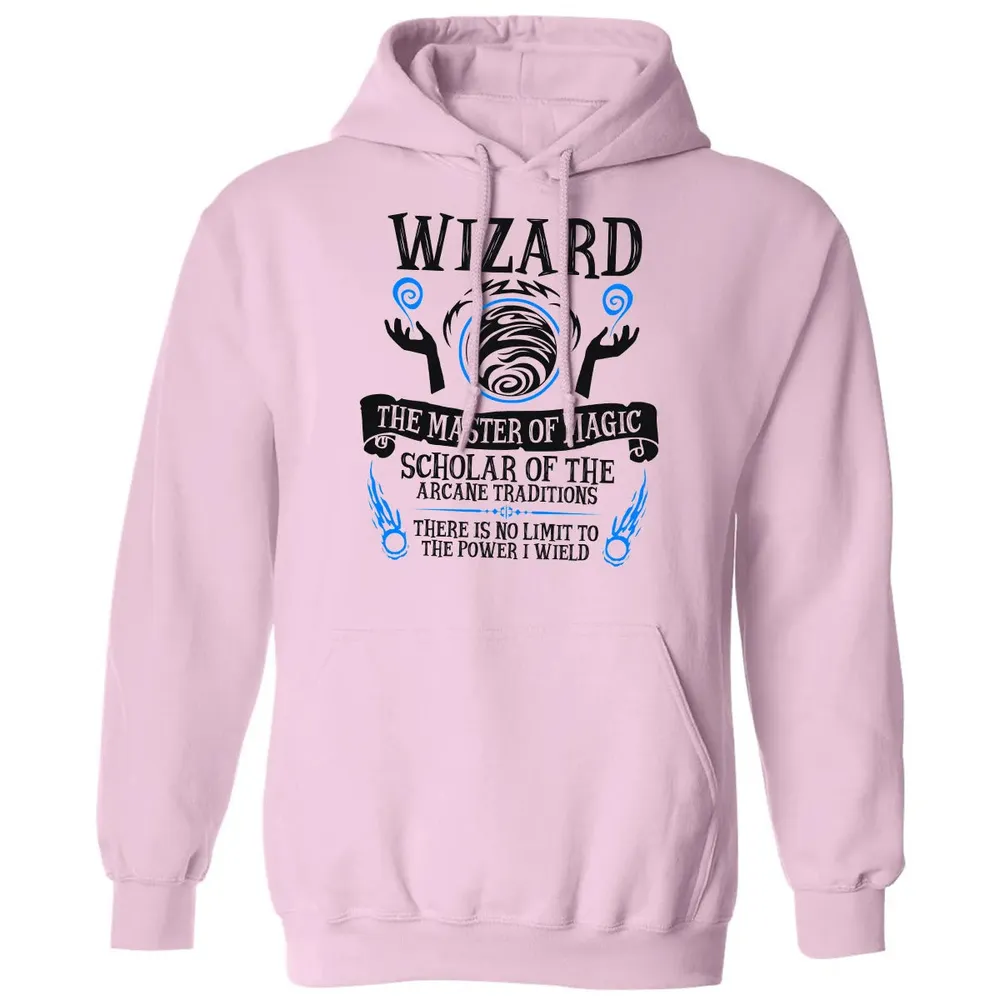WIZARD, The Master of Magic (Black Text) Classic Unisex Hoodie - 3