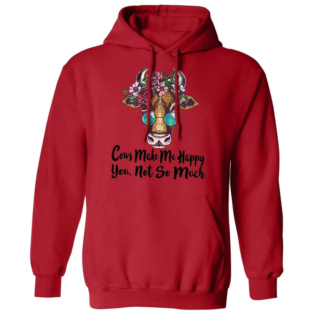 Cow Make Me Happy Classic Unisex Hoodie - 5