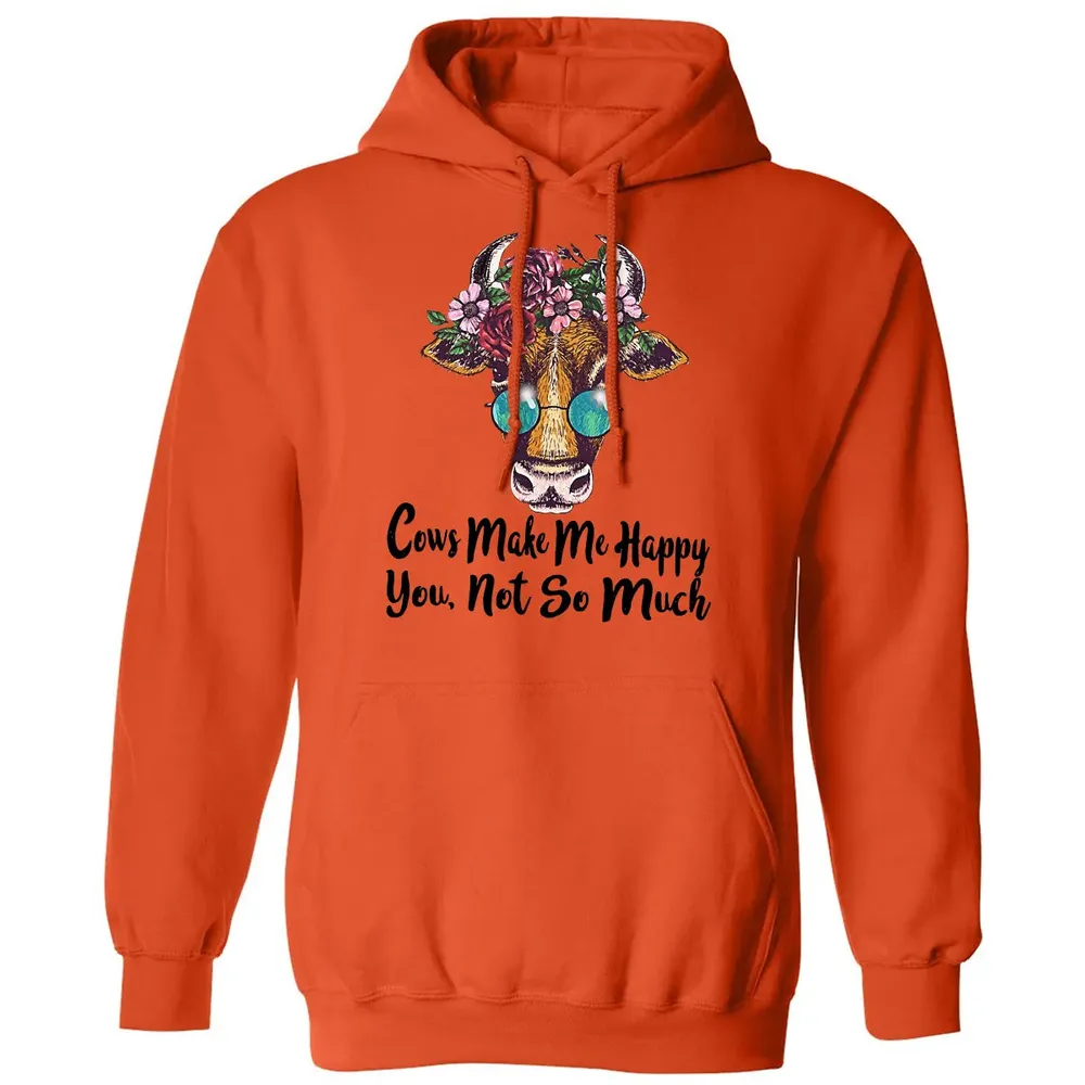 Cow Make Me Happy Classic Unisex Hoodie - 10