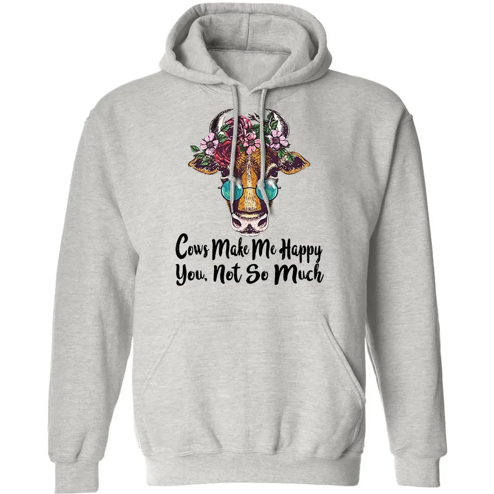 Cow Make Me Happy Classic Unisex Hoodie - 2
