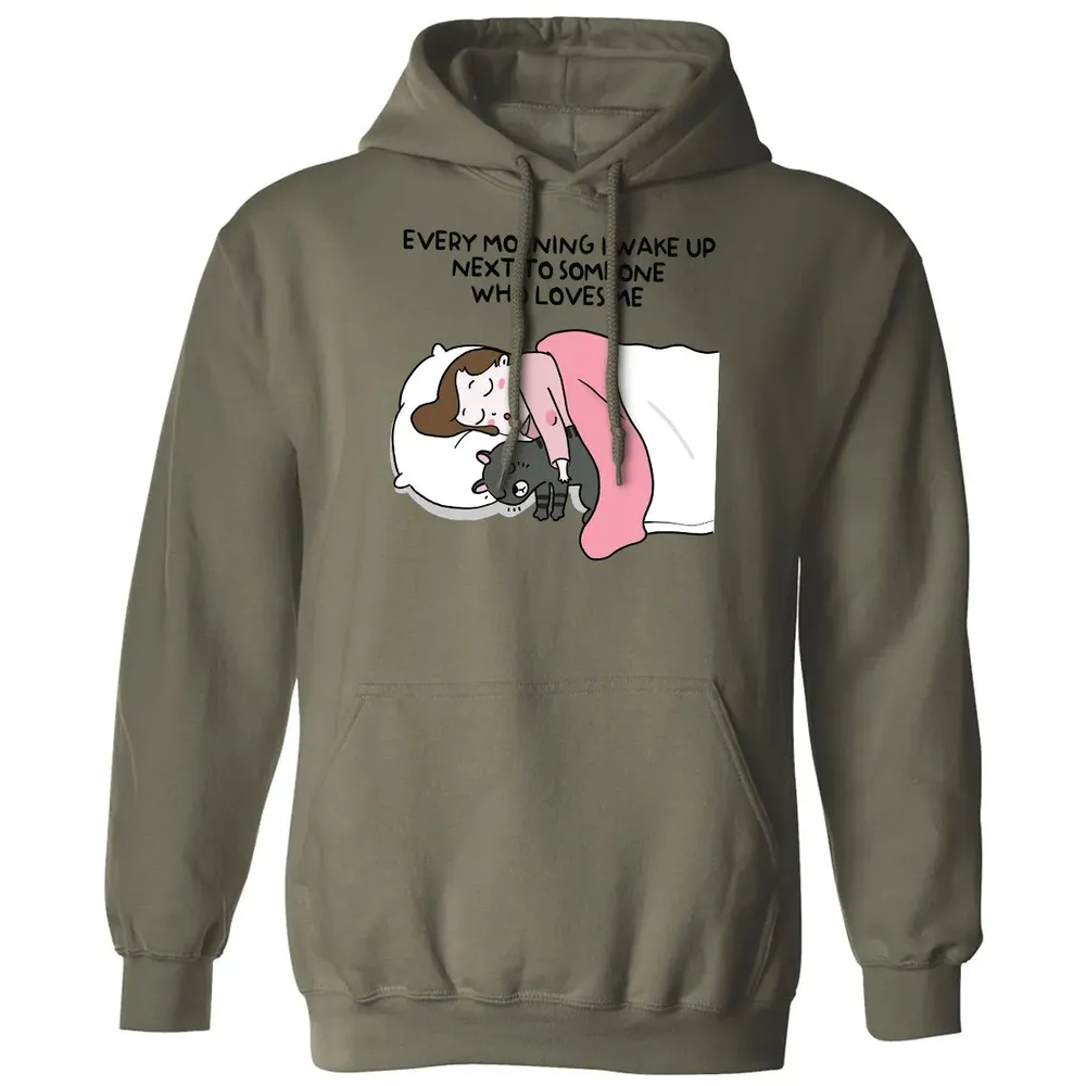 Wake Up Next To Someone Who Loves Me Classic Unisex Hoodie - 4