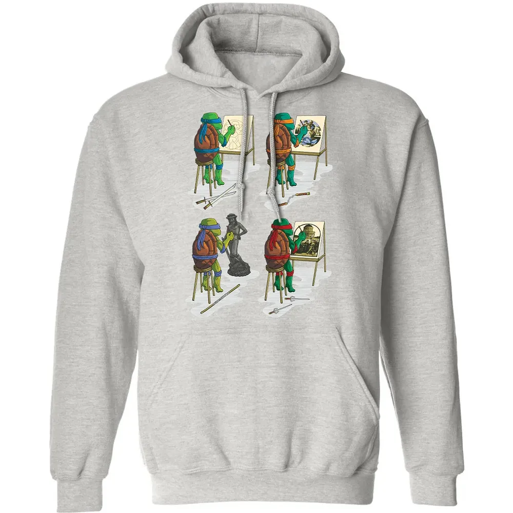 Turtle Art Classic Unisex Hoodie - 2
