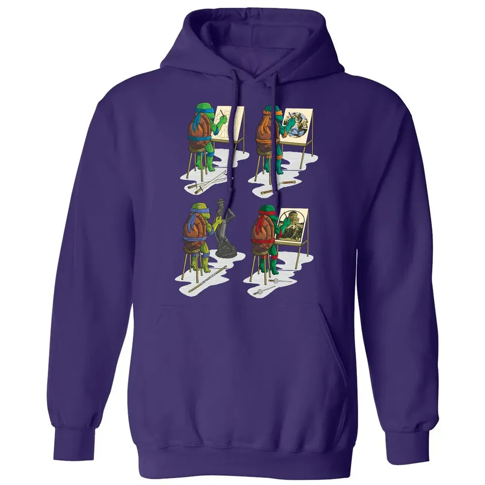 Turtle Art Classic Unisex Hoodie - 6